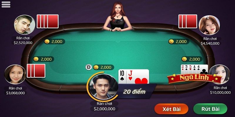 Các trường hợp có cơ hội ăn thưởng trong game xì dách online