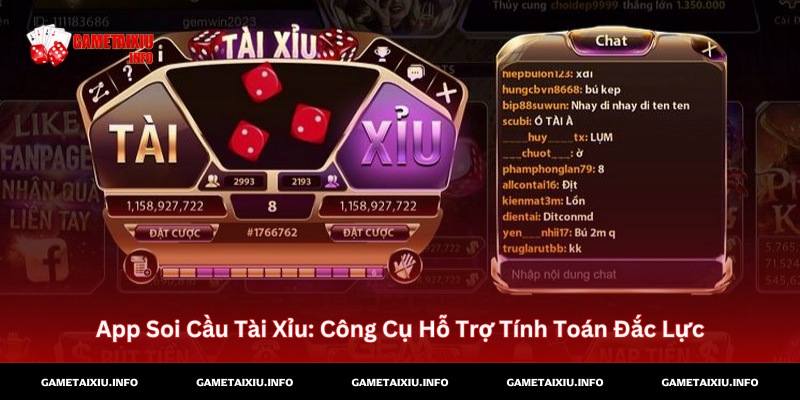 App Soi Cầu Tài Xỉu